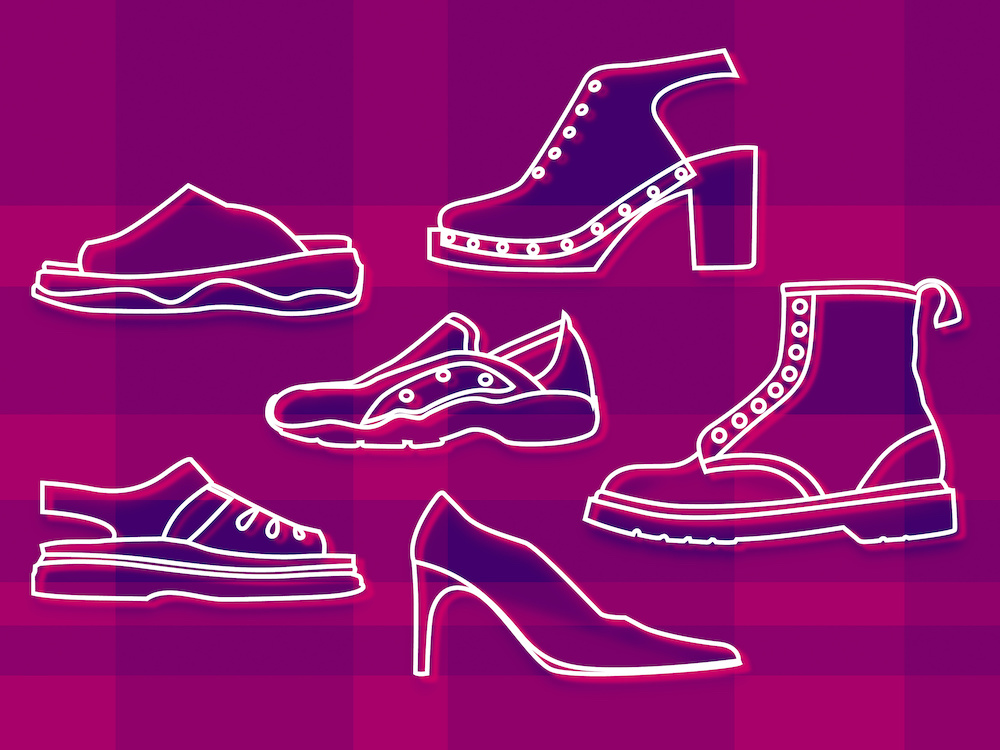 stylish supportive shoes